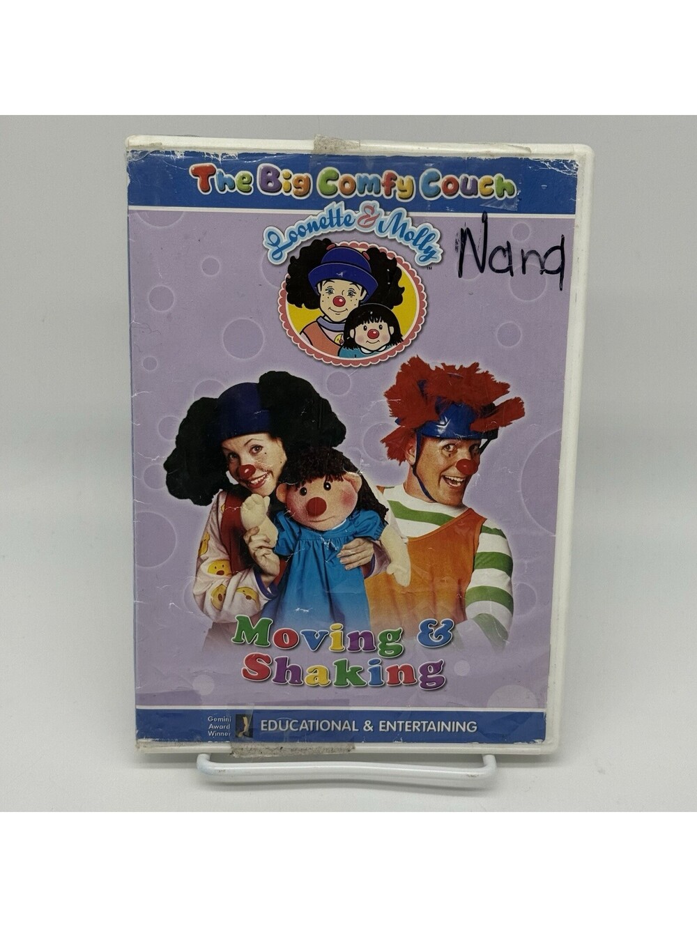 The Big Comfy Couch: Moving and Shaking (DVD, 2003) Loonette & Molly (VERY RARE)
